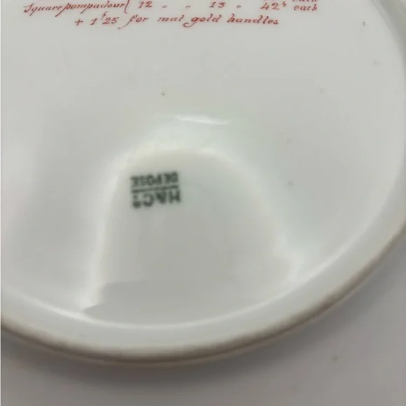 Salesman Limoges Elegant White Porcelain Plate - Picture 12 of 12